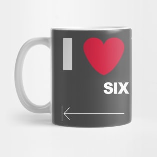 I love you six feet away Mug